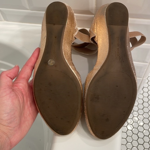 Gentle Souls Noa Mini Wedges Sz 7 - Picture 4 of 5